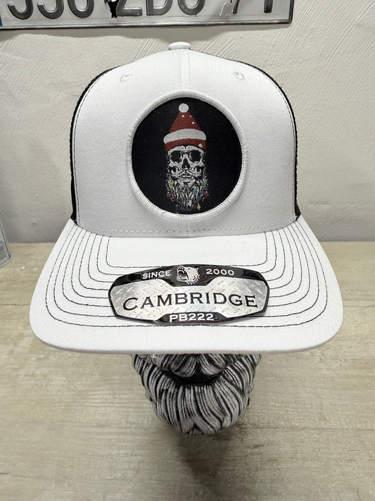 Holiday Skull Trucker Hat: The Ultimate Festive Accessory for Beard Enthusiasts