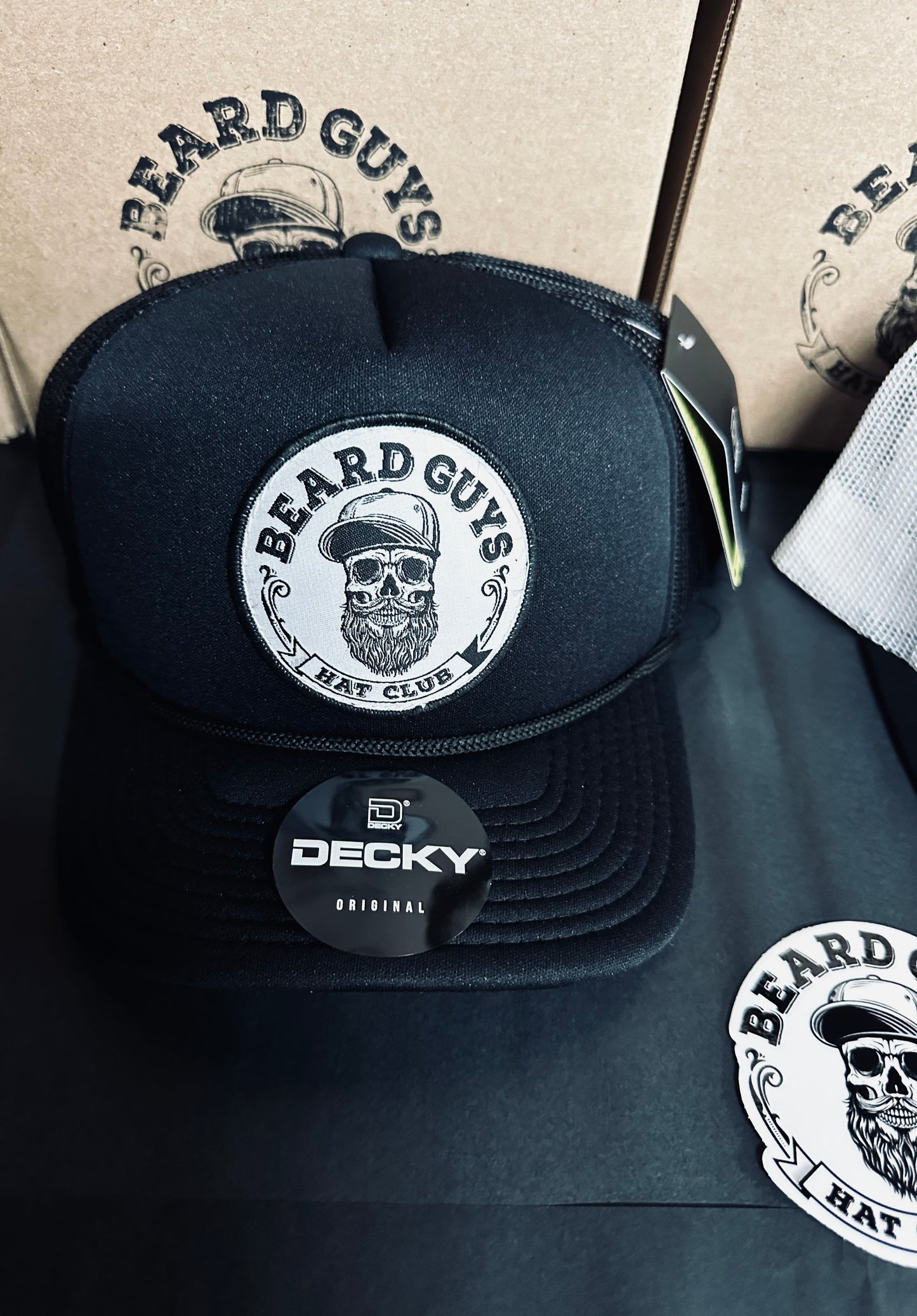 Beard Guys Hat Club Logo Hat