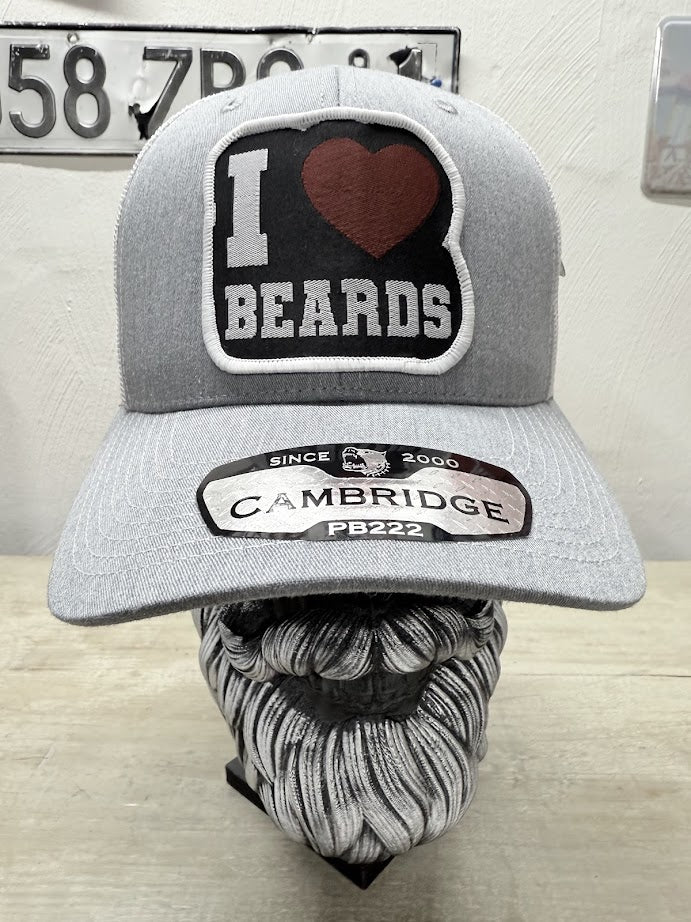 I Love Beards Trucker Hat - Ultimate Gift For Significant Other - Fun & Unique Trucker Hat for Your Beard Lovers - With Free Beard Sticker