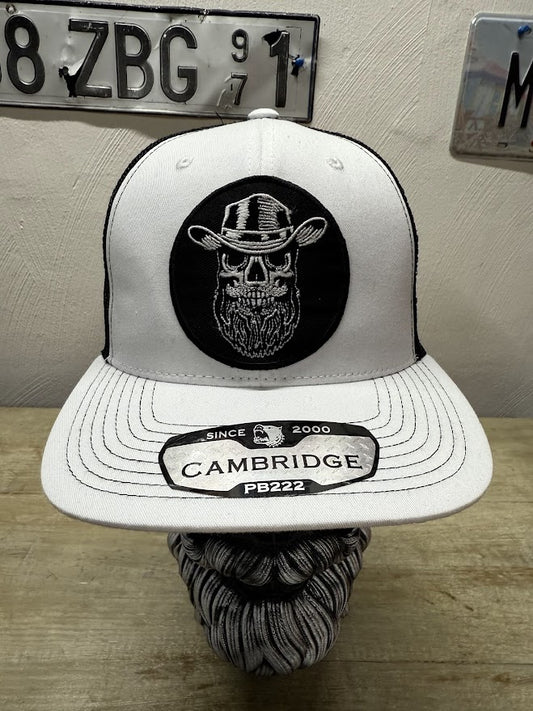 Unique Beard Skull Cowboy Trucker Hat