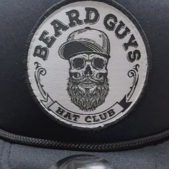 Beard Guys Hat Club Logo Hat Trucker Style