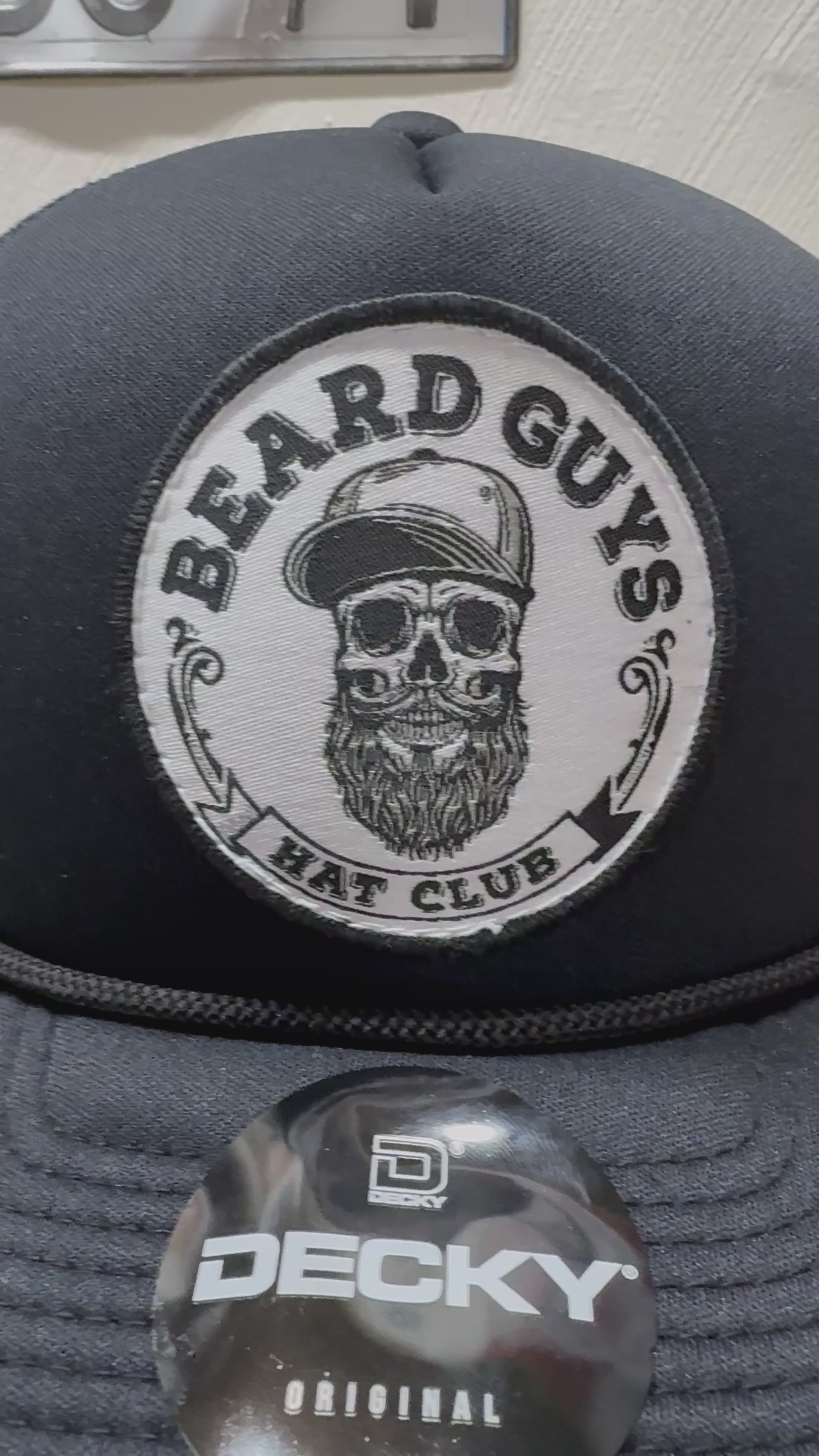 Beard Guys Hat Club Logo Hat Trucker Style