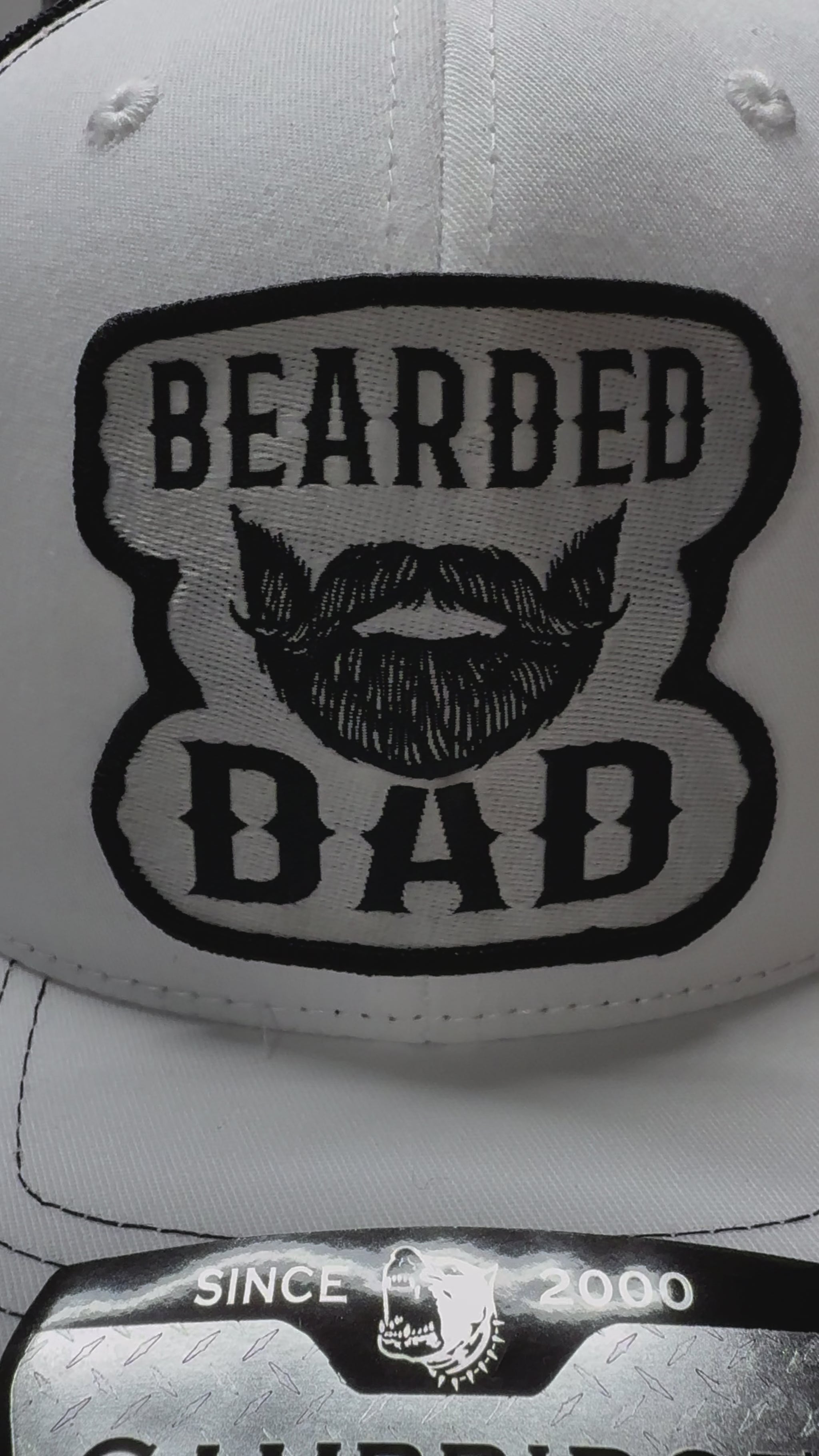 Bearded Dad Funny Trucker Hat, Bearded Man Gift, Patch Hat for Beard Lovers, Unique Beard Dad Gift